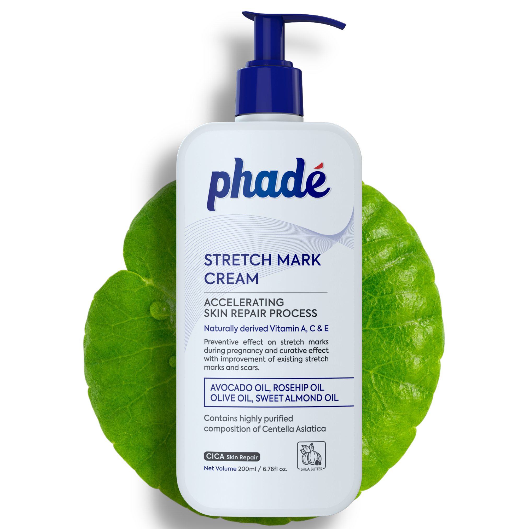 Phade Stretch Mark Cream For Women & Men (200ml)