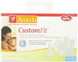 Ameda Custom Fit Flanges With Inserts - 17358I