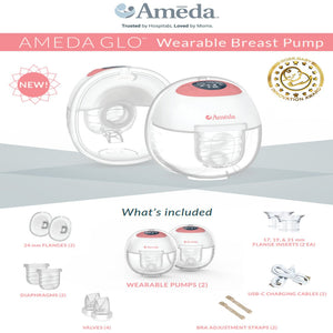 Ameda Glo – Dual Wearable Electric Breast Pump for Modern Moms - 17231M