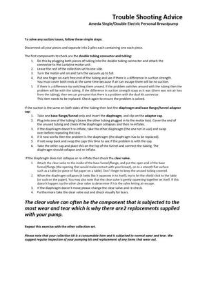 Ameda Lactaline Personal Dual Breast Pump - 17080EC