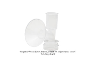 Ameda Universal Single hygiene Kit milk collection system Breast Flange - 200U02