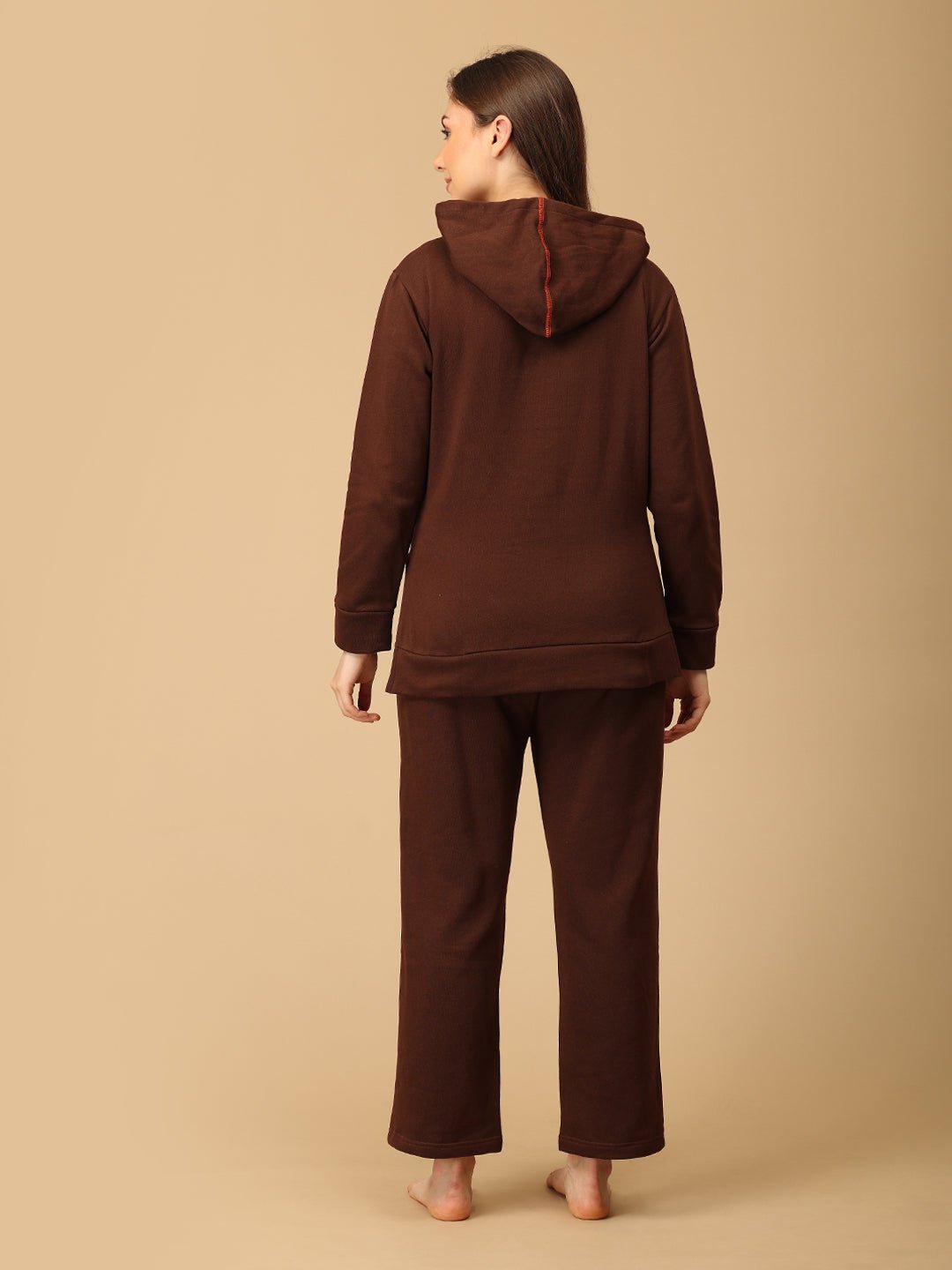 Americano Blaze Maternity And Nursing Hoodie Pajama Loungewear Set - MWW - SD - AMRCN - S