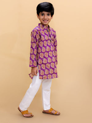 Amethyst Allure Boys Kurta Pajama Set - KES - SC - AMTB - 0 - 6