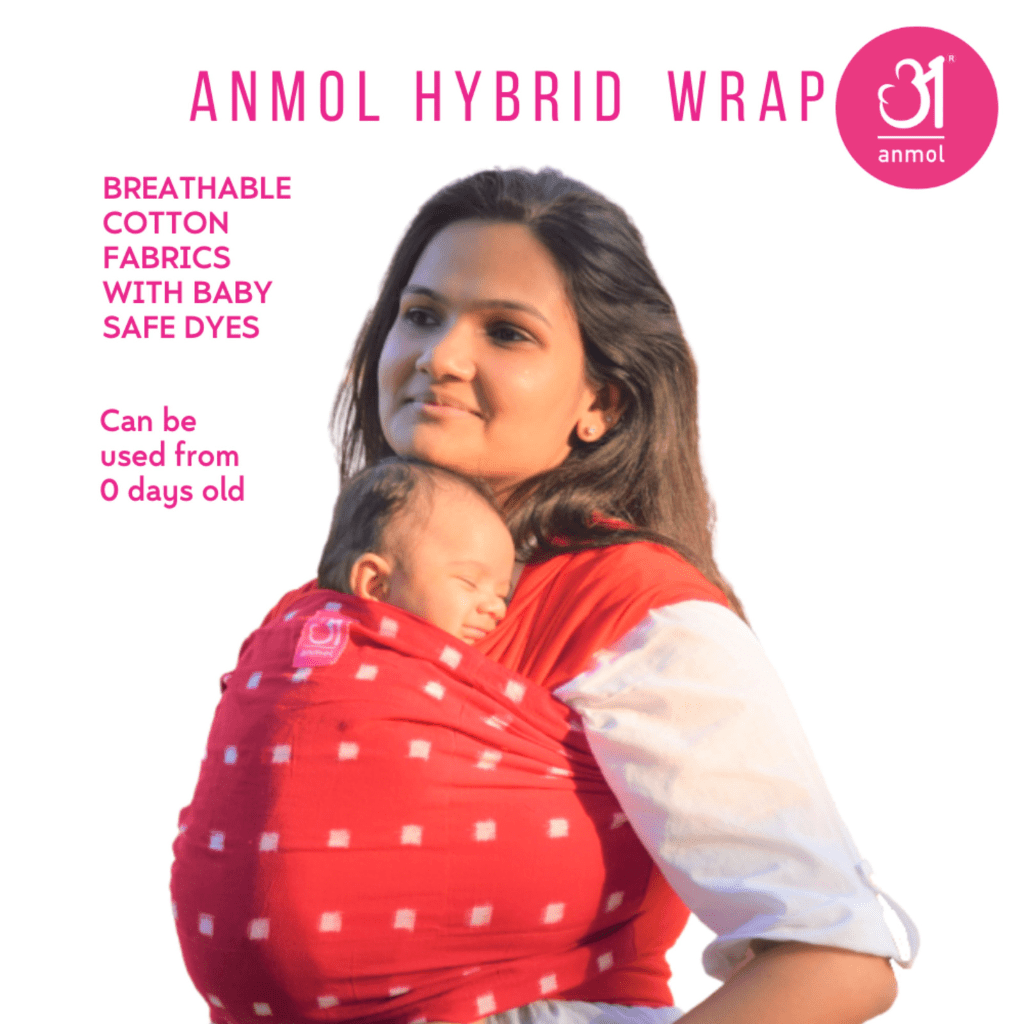 Anmol Baby Ergonomic Baby Carrier - Hybrid Wrap - HS06