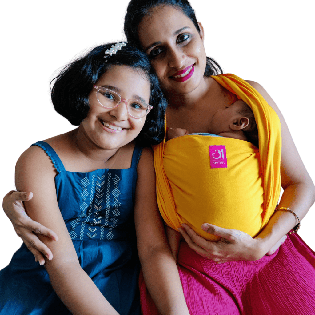 Anmol Baby Ergonomic Baby Carrier - Hybrid Wrap - HS03