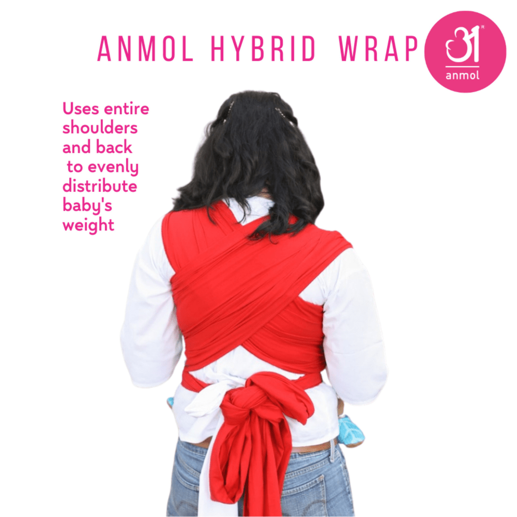 Anmol Baby Ergonomic Baby Carrier - Hybrid Wrap - HS06