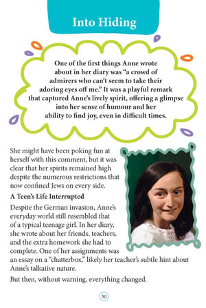 Anne Frank Icons of Inspiration Illustrated Biography for Kids - 9789358067675