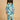 Aqua Grid Girls Anarkali Kurta Set - 0-6 Months Girls Ethnic Set