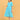 Side view of Aquamarine Affair Maternity and Nursing Dress showing flowy silhouette and bump-friendly design.