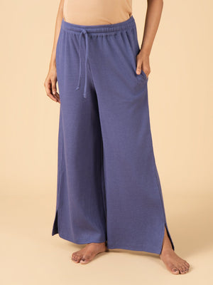 Arctic Blue Maternity and Nursing Pajama Set - Blue Maternity Nightwear Set