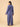 Arctic Blue Maternity and Nursing Pajama Set - Blue Maternity Nightwear Set