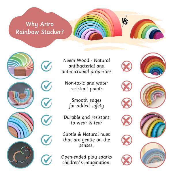 Ariro Rainbow stacker - Big - ARST011 - 12
