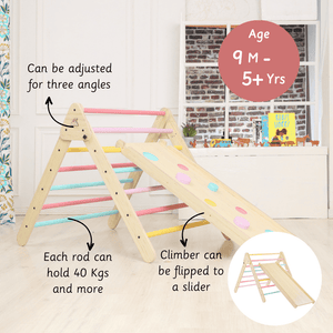 Ariro Toys Pikler Triangle - Semi color - ARF001 - SC