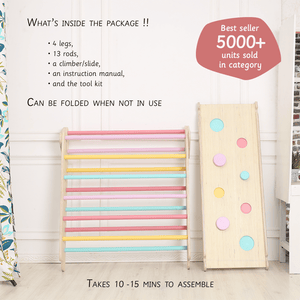 Ariro Toys Pikler Triangle - Semi color - ARF001 - SC