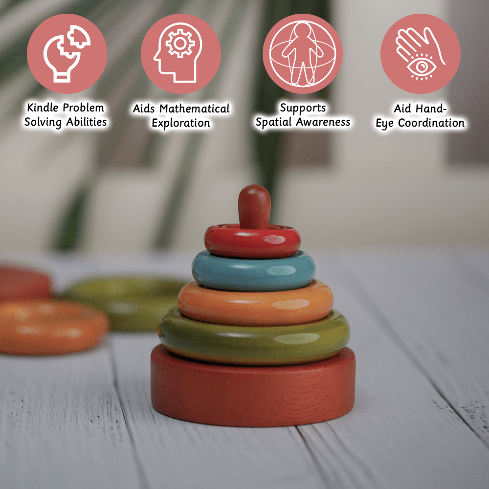 Ariro Toys Simple stacker colored - ARST001 - R