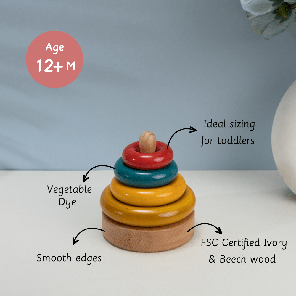 Ariro Toys Simple stacker colored - ARST001 - R