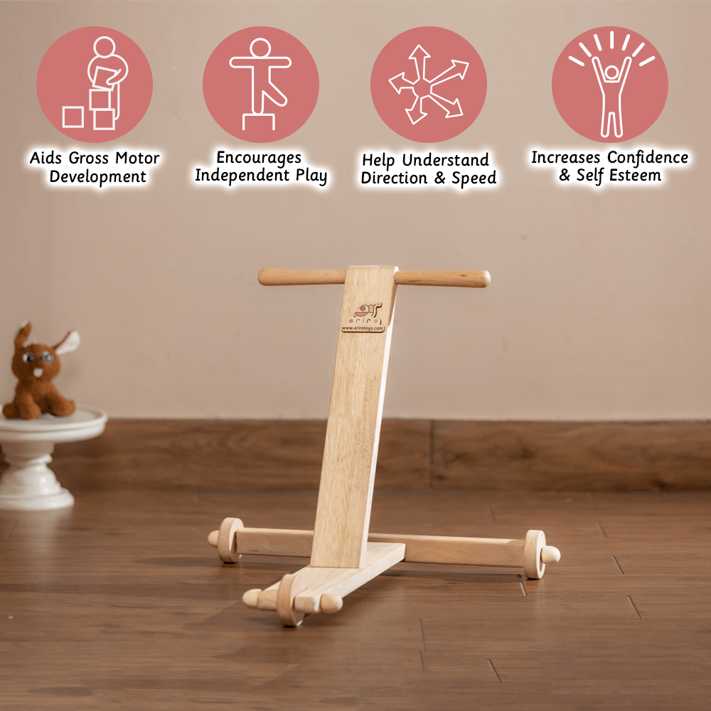 Ariro Toys Traditional Push wagon - ARPS005