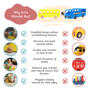 Ariro Toys Wooden Bus - ARPS001