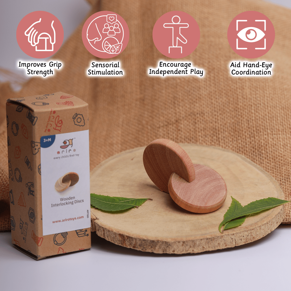 Ariro Toys Wooden Interlocking Discs - ART020