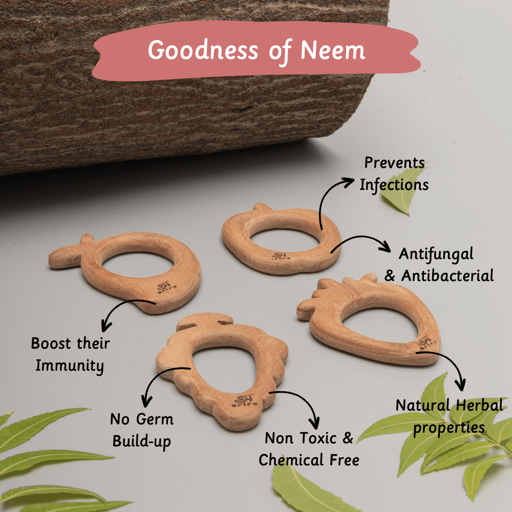 Ariro Toys Wooden Teethers - Fruits - ARTS001
