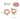 Ariro Toys Wooden Teethers - Mango & Star - ARTS012