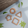 Ariro Toys Wooden Teethers - Shapes - ARTS010