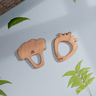 Ariro Toys Wooden Teethers - Strawberry & Broccoli - ARTS004