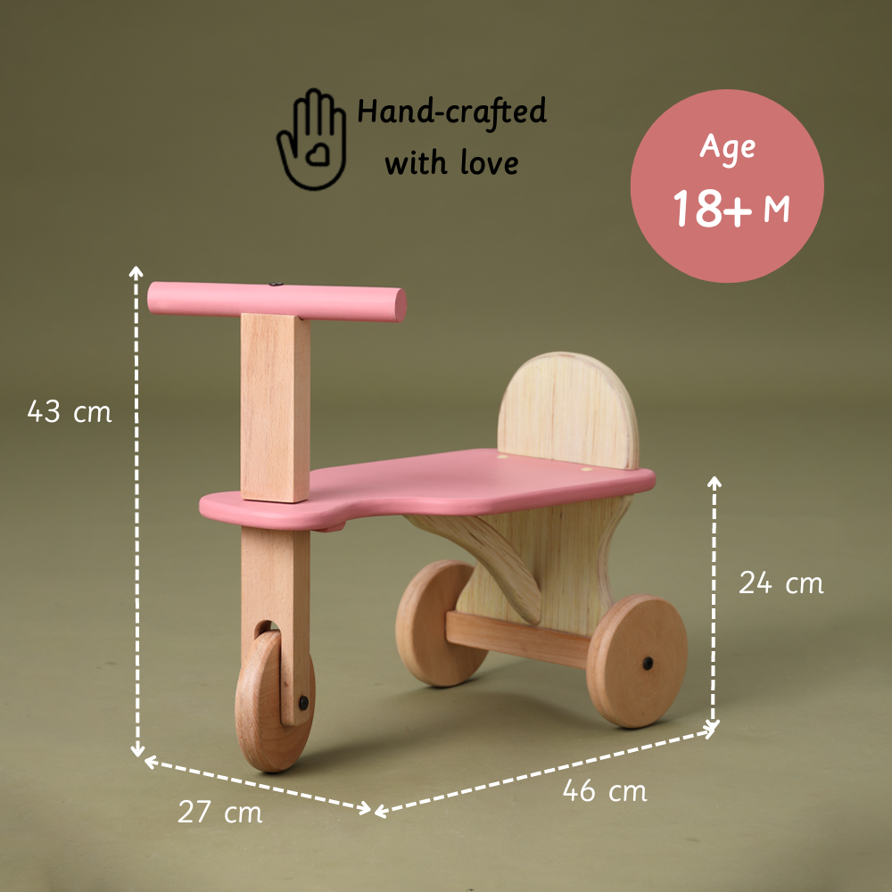 Ariro Toys Tuk Tuk- The Tricycle- Pink