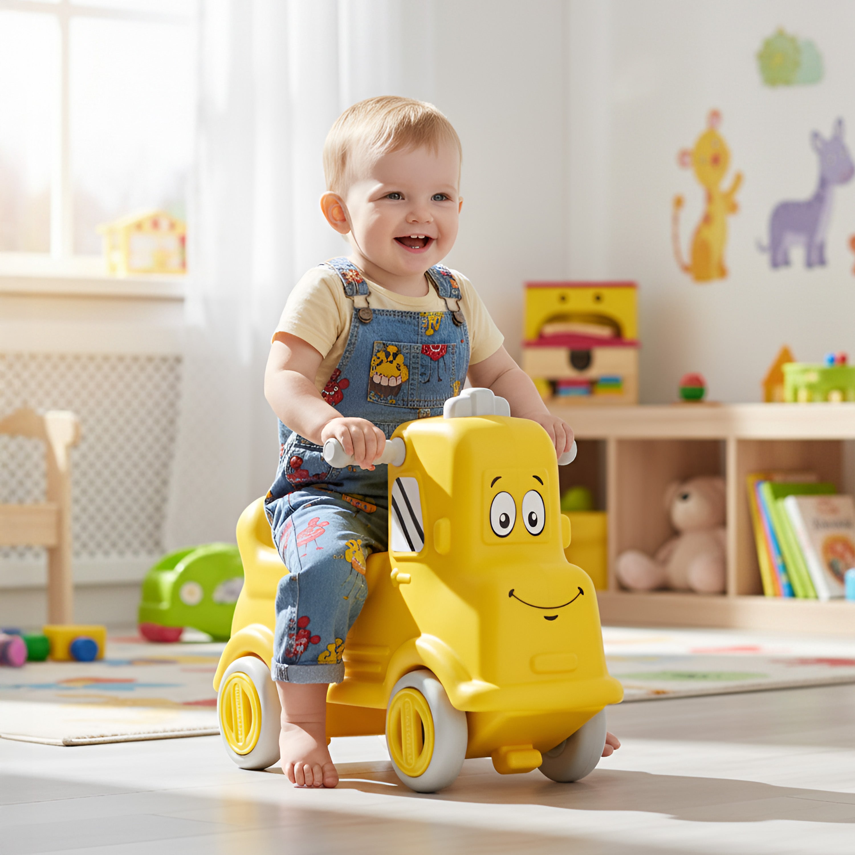 Happy Bear Rider Push Car for Kids 1-5Years