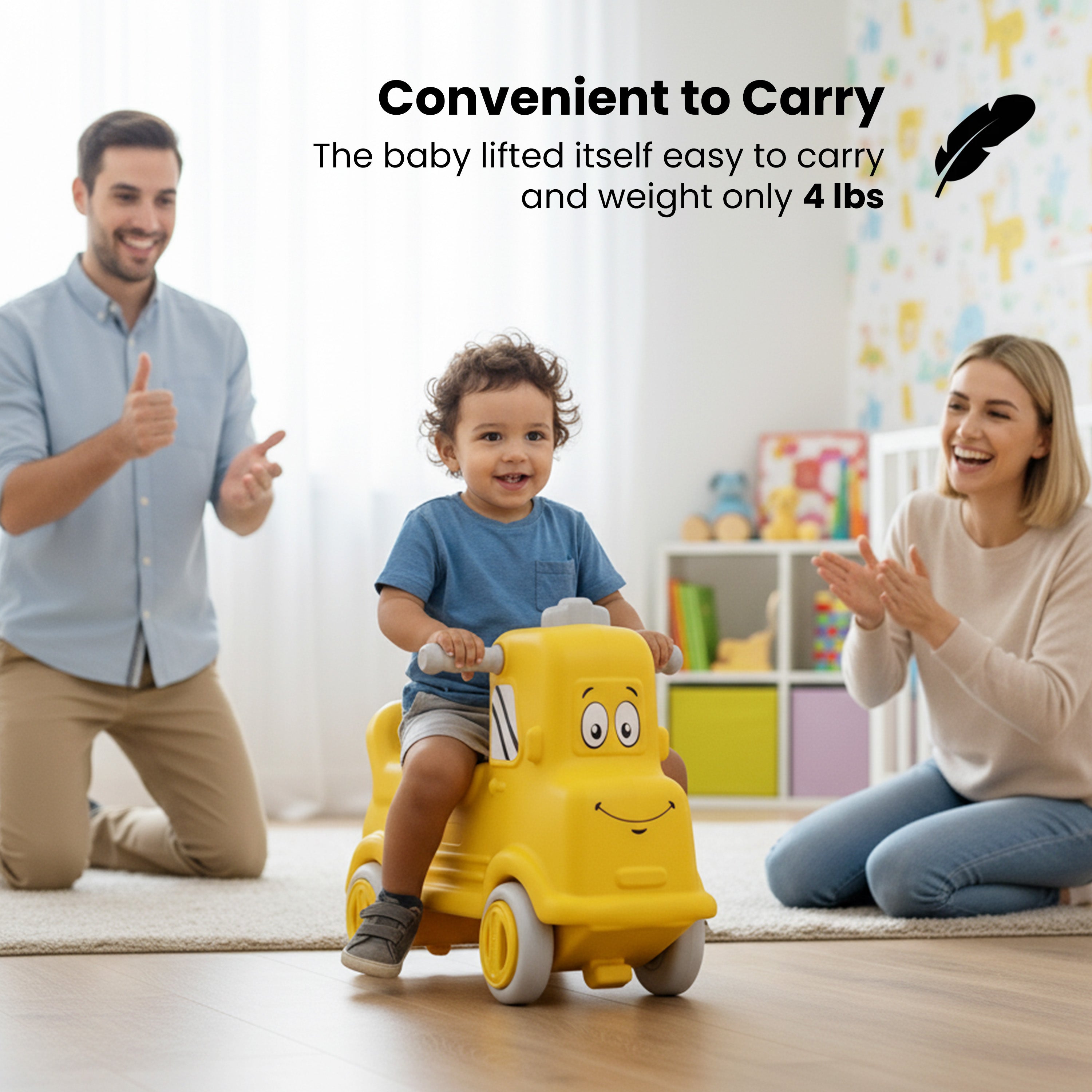 Happy Bear Rider Push Car for Kids 1-5Years