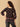 Artistry in Black Maternity and Nursing Top - MAT - SD - ARTIB - S