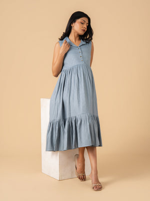 Ash & Iron Maternity and Nursing Dress - S Maternity Casual Dress