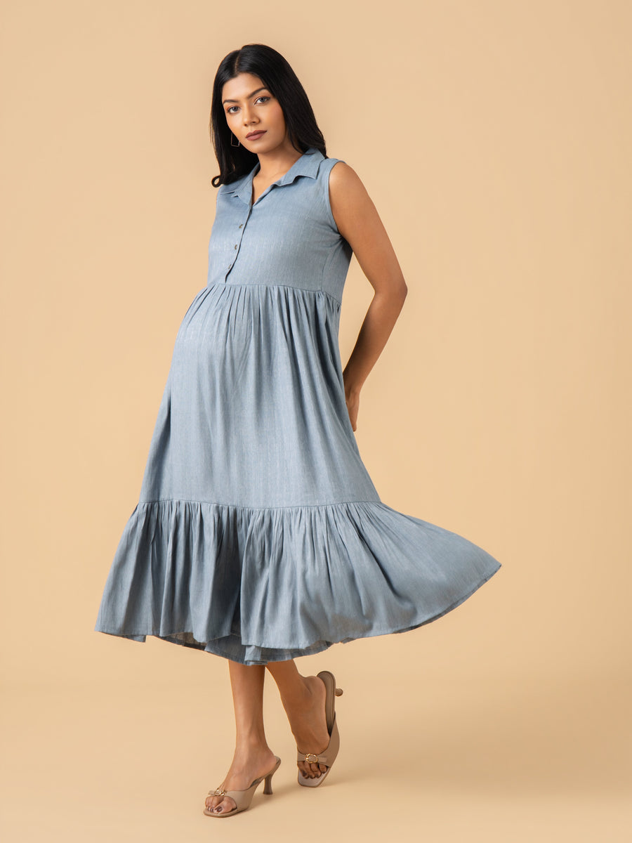 Ash & Iron Maternity and Nursing Dress