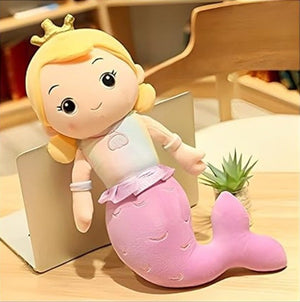 Asobi Kids Mermaid Doll Soft Toy 30 cm - Pink - Soft Toy