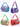 Asobi kids Soccer Goal! Red Kids Sports Barrel Duffle Bag - Duffle Bag