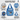 Asobi kids Thermal Insulated Flap Lunch Bag Blue Space Edition - Lunch Bag