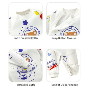 Astronaut Space full sleeves jumpsuit Romper for Tiny Toddlers - 6 - 12 Months Kids Clothing