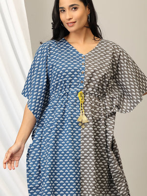 Auto - Ly Delighted Women's Kaftan Co - Ord Set - WES - AQPRT - S
