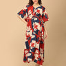 Autumn in Two Tones Maternity and Nursing Kaftan Nighty - NW - SK - AUITN - S