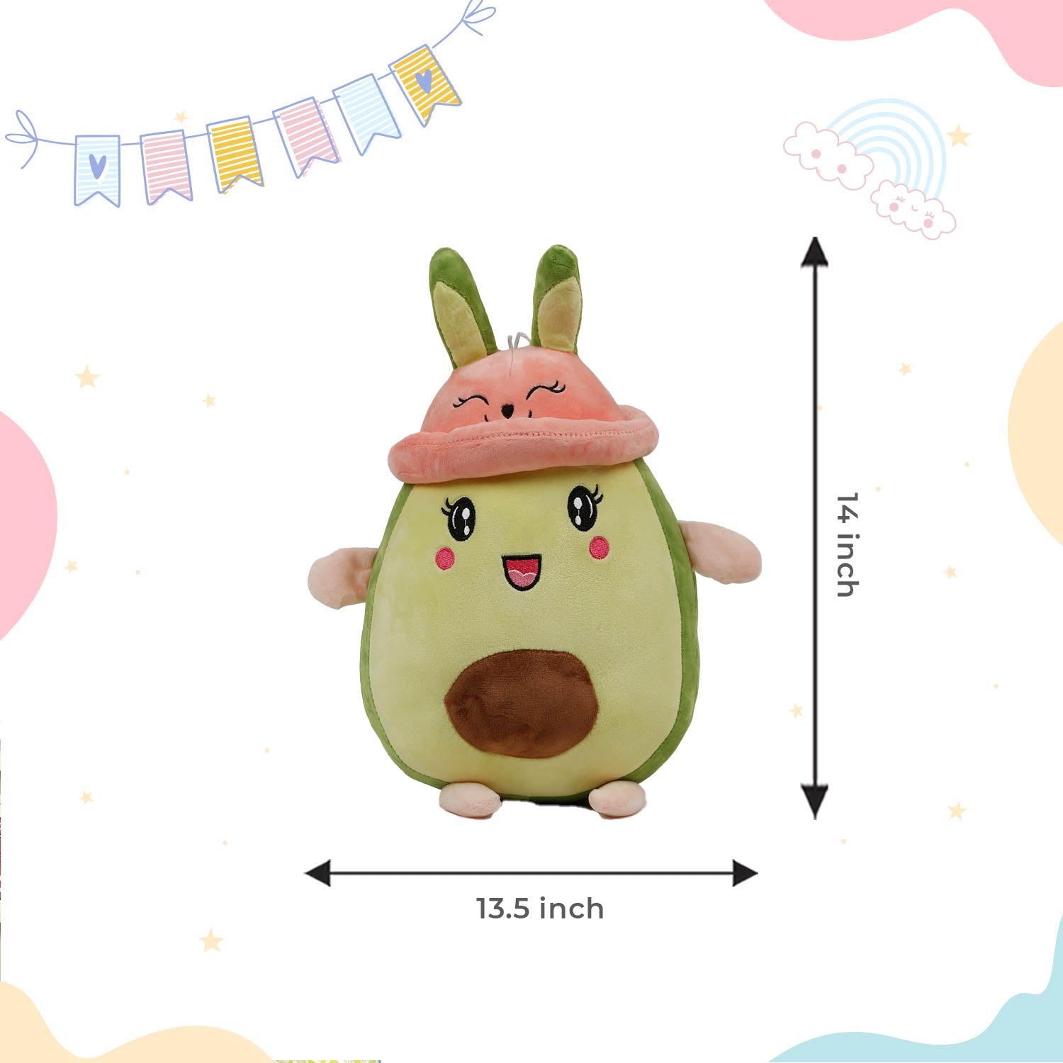 Little Ginnie Avocado Soft Toy