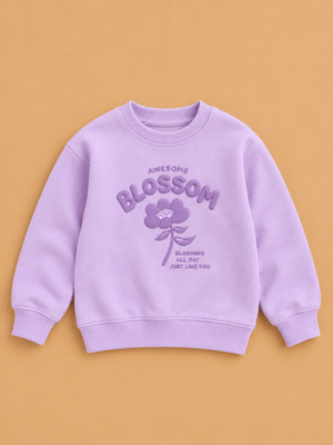 Awesome Blossom Kids Sweatshirt - 1-2 Years Kids Winter Sweatshirts