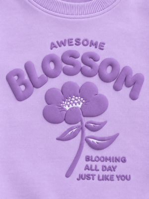 Awesome Blossom Kids Sweatshirt - 1-2 Years Kids Winter Sweatshirts