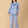 Azure Snuggle Womens Fleece Co - ord Set - MWW - SD - AZRSN - S