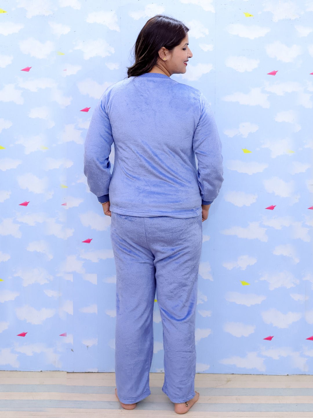 Azure Snuggle Womens Fleece Co - ord Set - MWW - SD - AZRSN - S
