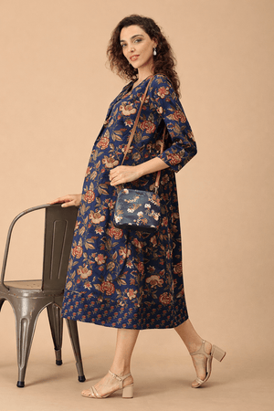 Azurelle Maternity and Nursing Dress - S Maternity Casual Dress
