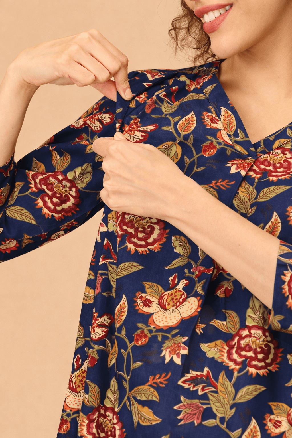 Azurelle Maternity and Nursing Dress - S Maternity Casual Dress