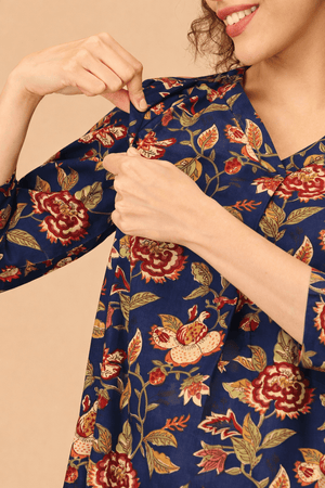 Azurelle Maternity and Nursing Dress - S Maternity Casual Dress