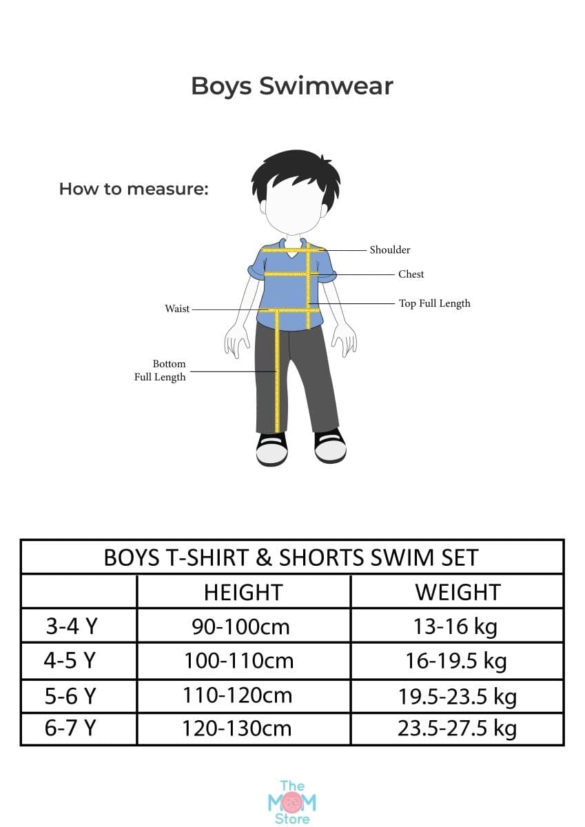 B-Ball Dino Boys T-shirt And Short Swim Set - KSW-SG-BBLD-3-4