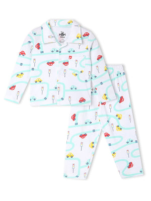 Baby and Kids Pajama Nightsuit Set - City Drive
