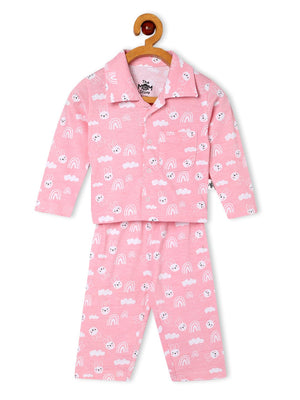 Baby and Kid Pajama Nightsuit Set- Cutey Bunny